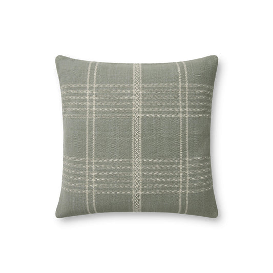 Magnolia Home By Joanna Gaines x Loloi Throw Pillow - Sage Green