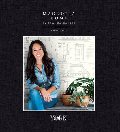 Magnolia Home Brick and Mortar Wallpaper - Gray