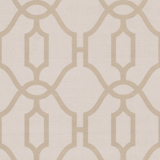MAG1273 54" Magnolia Home Commercial Wallpaper Manor - Parchment