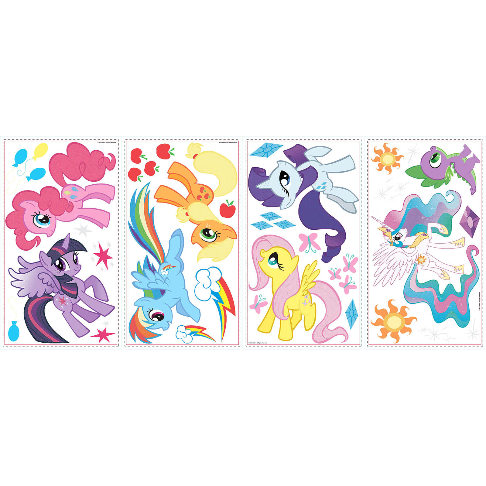 My Little Pony Characters Wall Stickers