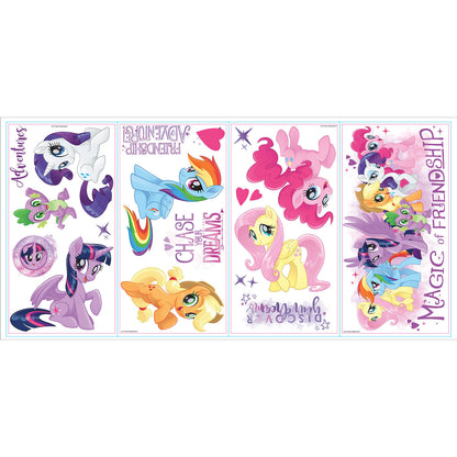 My Little Pony Peel & Stick Wall Decals with Glitter