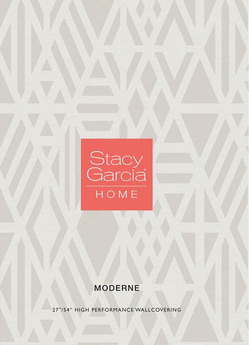 Stacy Garcia Moderne Panama Weave Wallpaper - Brown