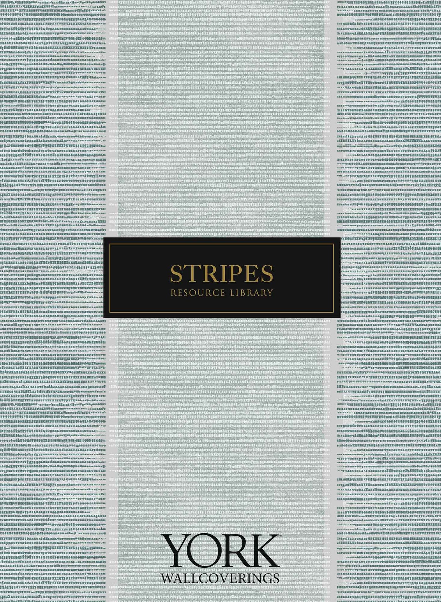 French Linen Stripe Wallpaper - Gray