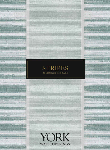Stately Stripe Wallpaper - Blue Pearl