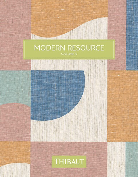 Thibaut Modern Resource 3 Square Dance Wallpaper - Light Blue