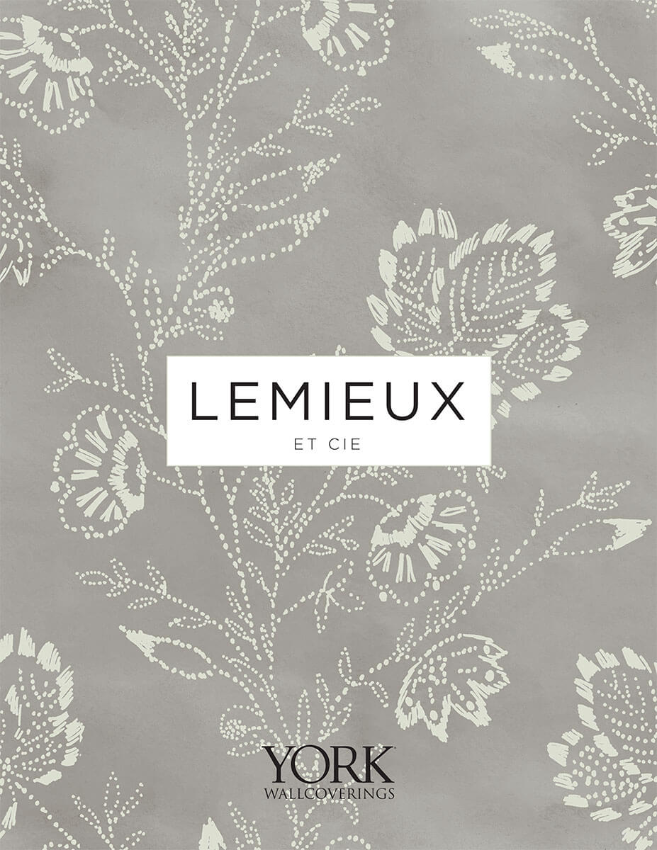 Lemieux et Cie Blaise Wallpaper - Blue & Gray
